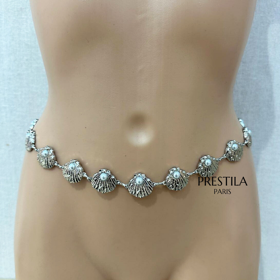 Großhändler PRESTILA - Gürtel mit Muschelperlen