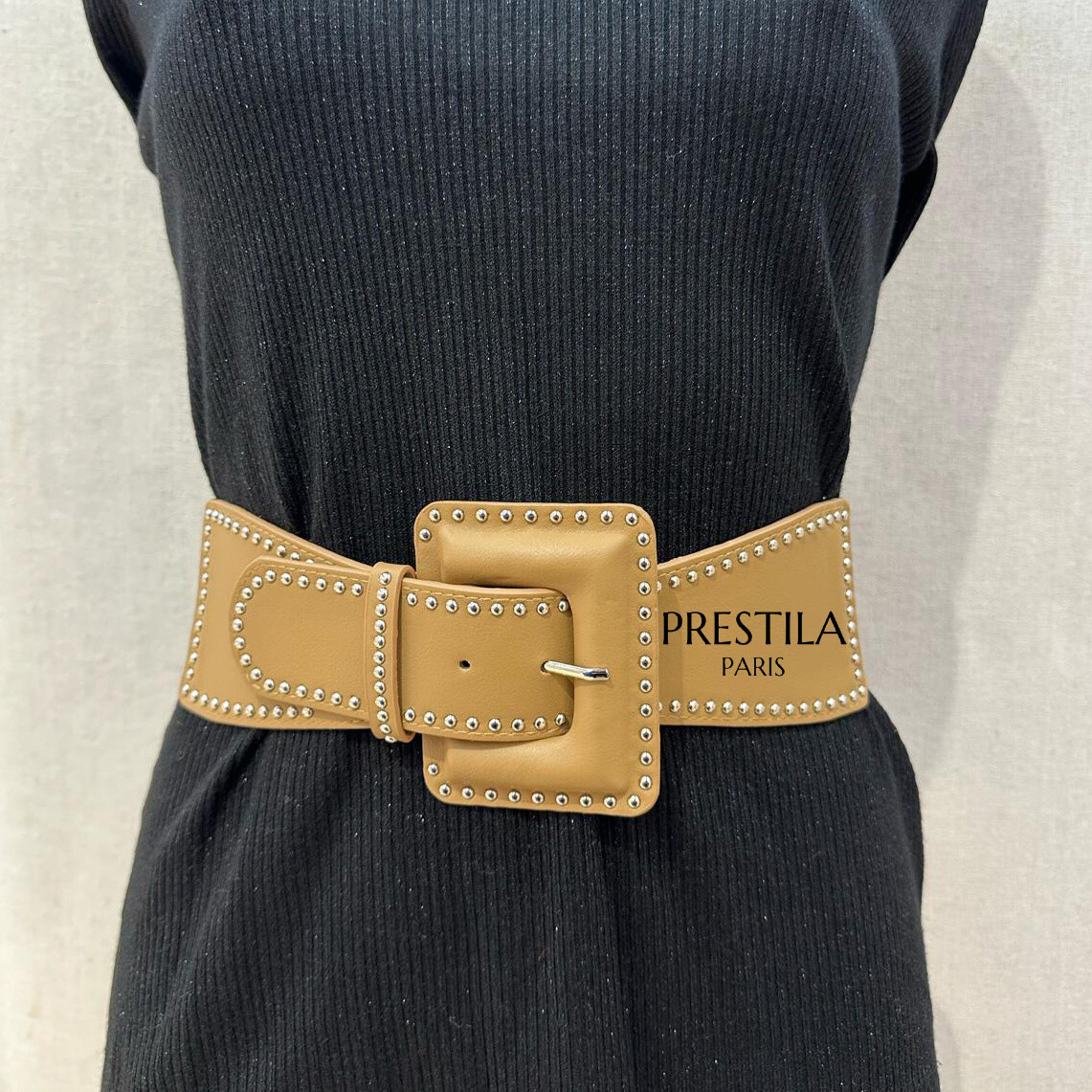 Grossiste PRESTILA - Ceinture élastique aux Rivets