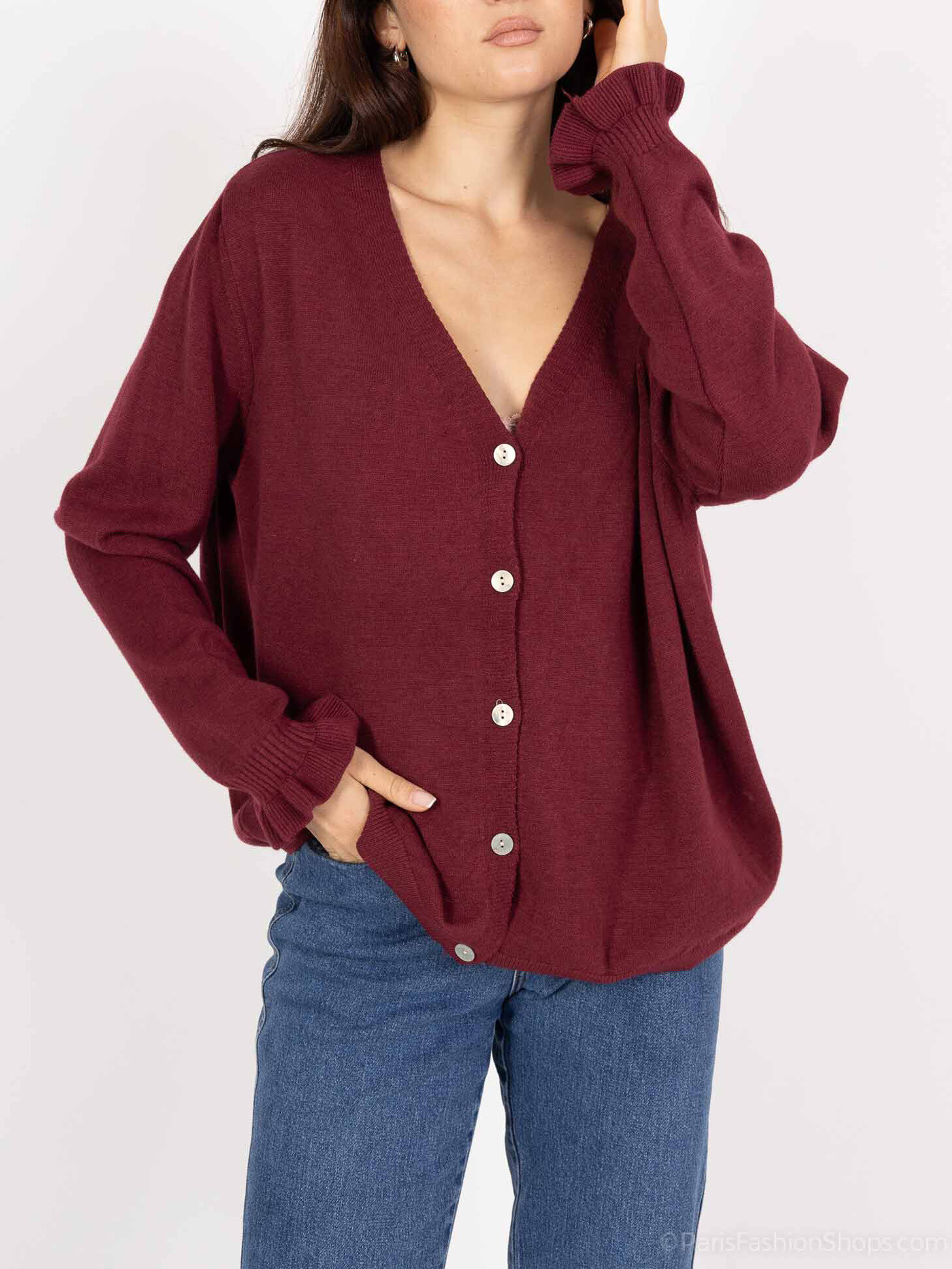 Großhändler PRESTILA - Übergroßer Damen-Cardigan