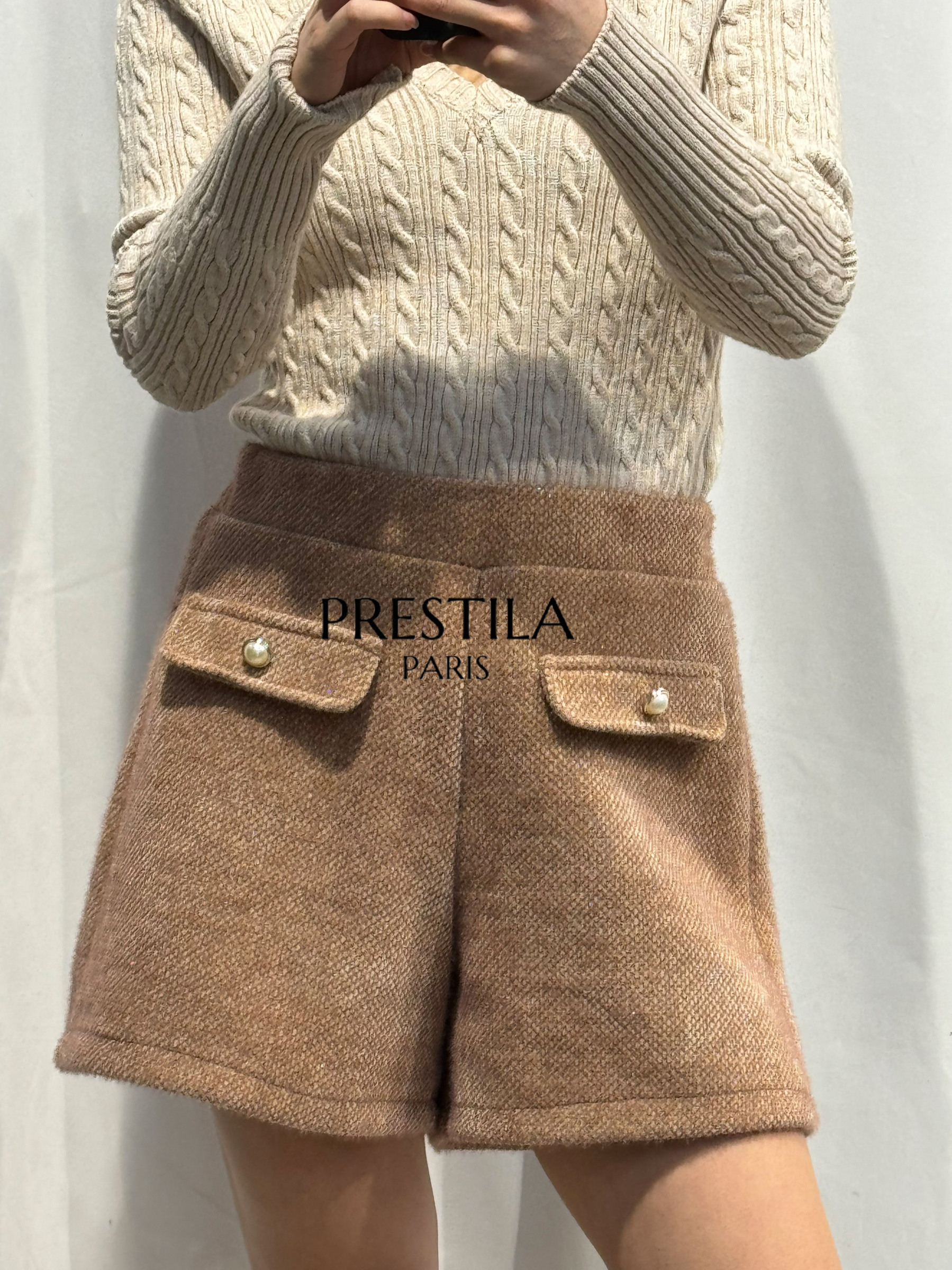 Wholesaler PRESTILA - Sequined tweed skirt