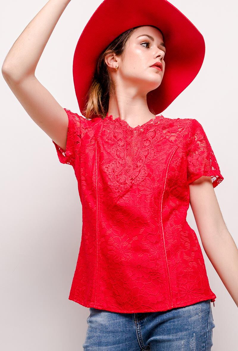 Mayorista Princesse - Blusa con encaje