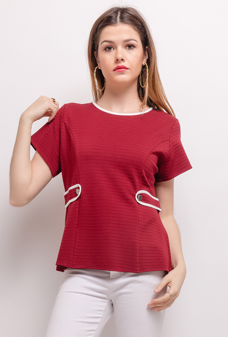 Mayorista Princesse - Blusa bicolor