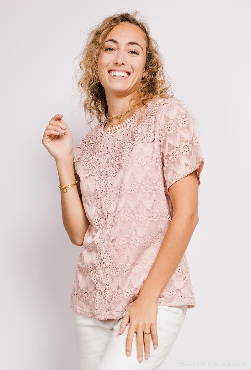Mayorista Princesse - Blusa con encaje