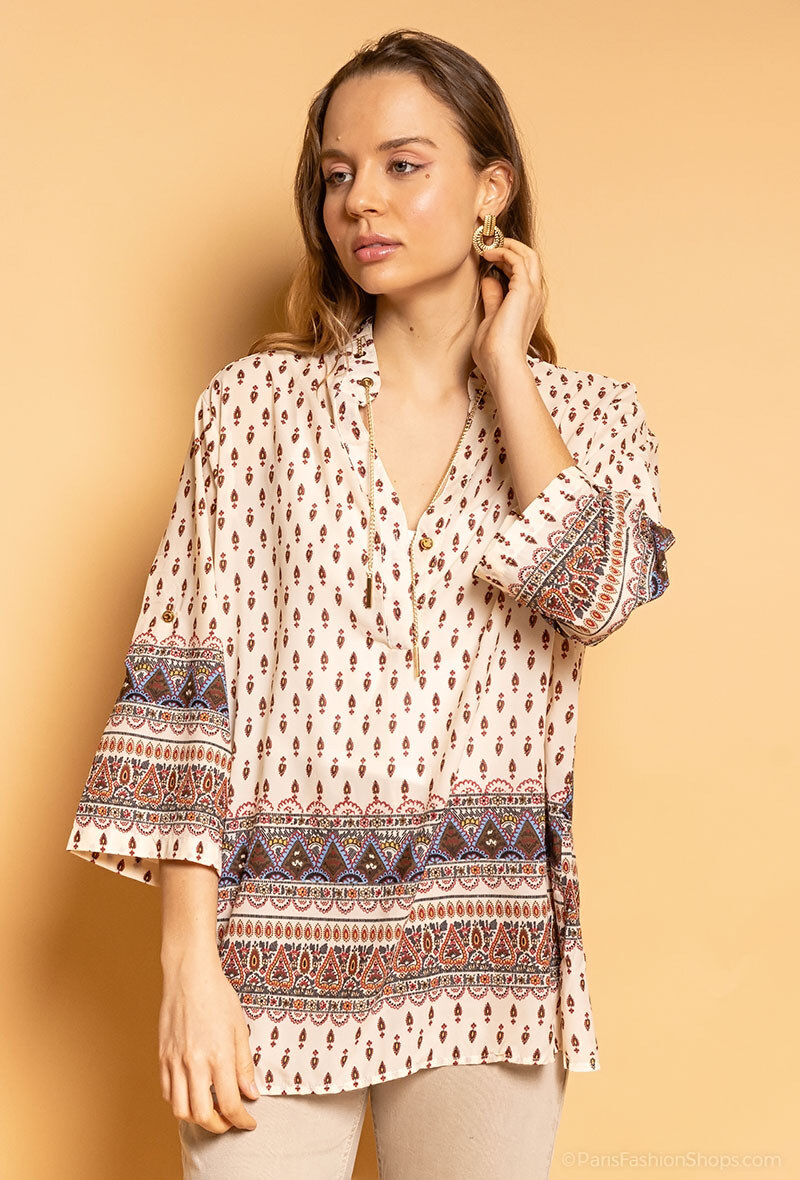 Wholesaler Princesse - Printed blouse