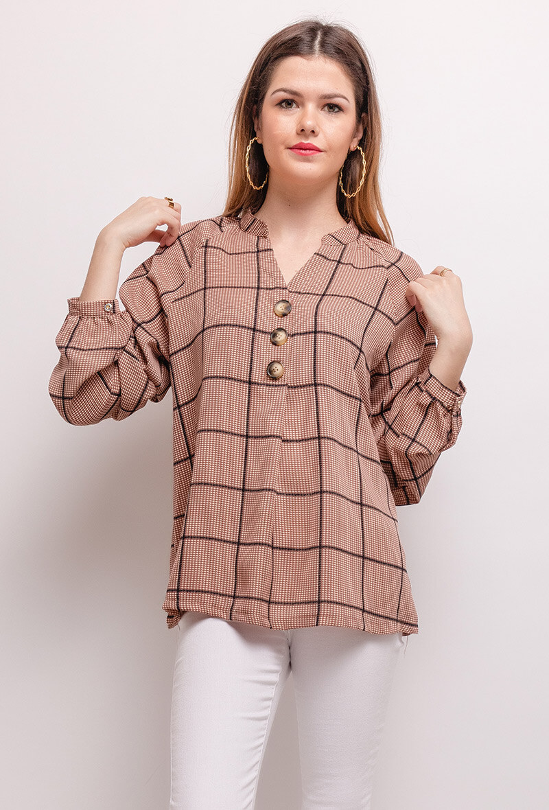 Mayorista Princesse - Blusa de cuadros