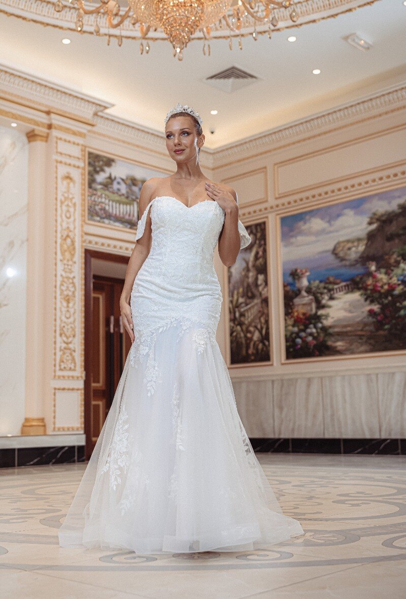 Grossiste Promarried - Robe mariée col bateau