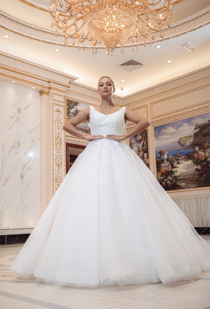 Grossiste Promarried - Robe princesse à bretelles larges