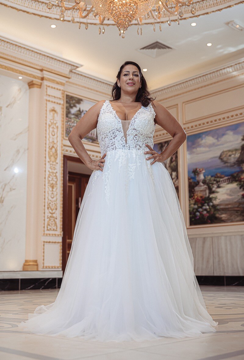 Grossiste Promarried - Robe de mariée fluide en mousseline