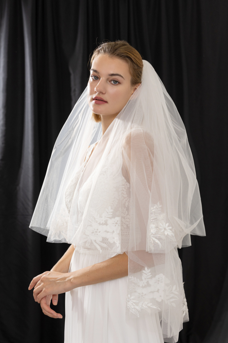 Grossiste Promarried - Voile de mariée en tulle ivoire