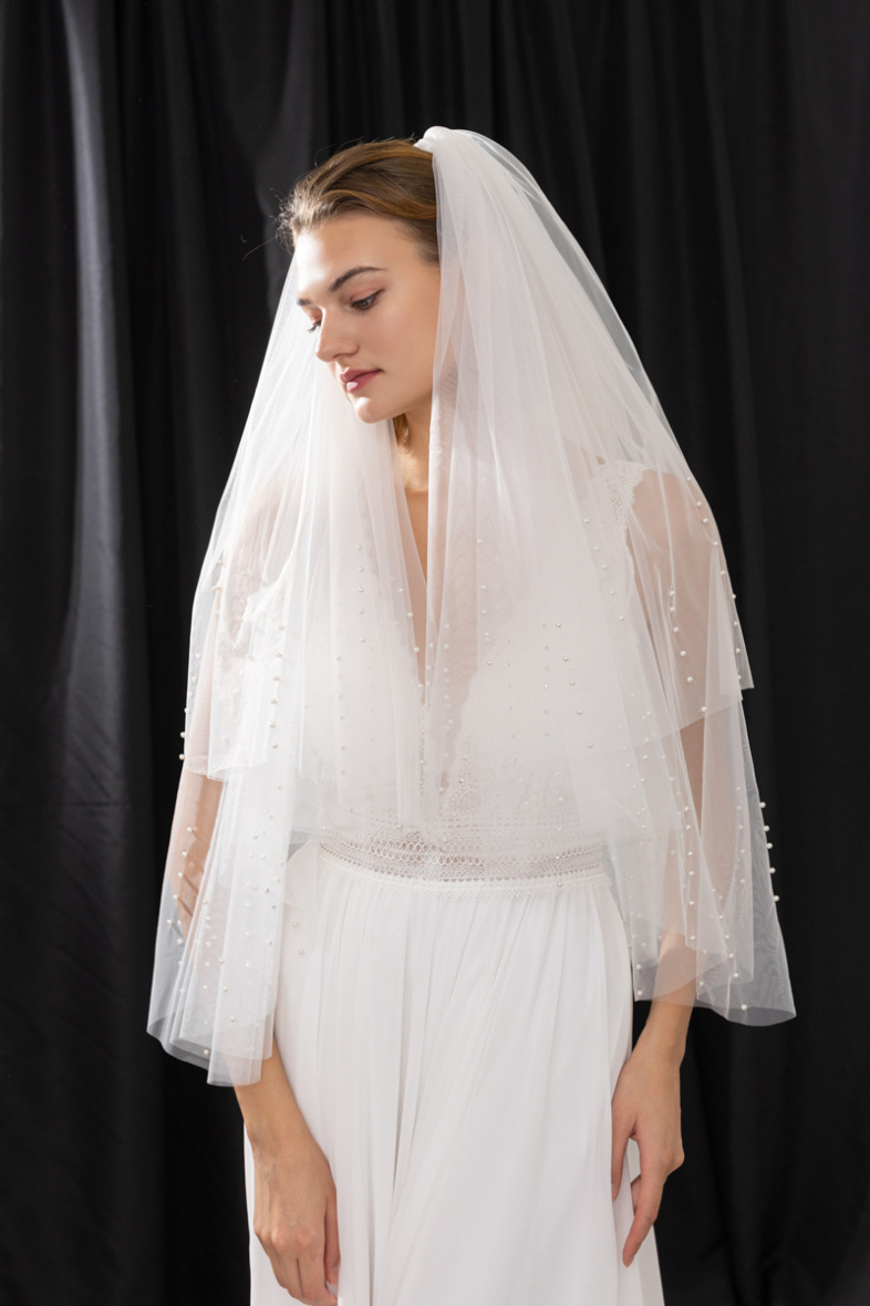 Grossiste Promarried - Voile de mariée en tulle ivoire