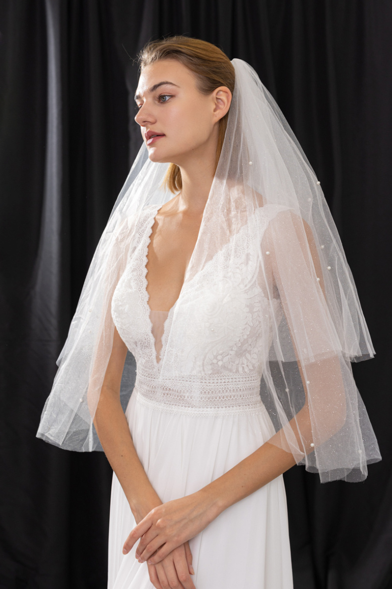 Wholesaler Promarried - voile de mariée en tulle ivoire