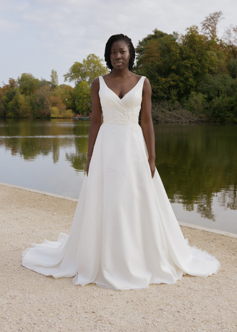 Grossiste Promarried - Robe de mariée  Coupe en A Décolleté en V