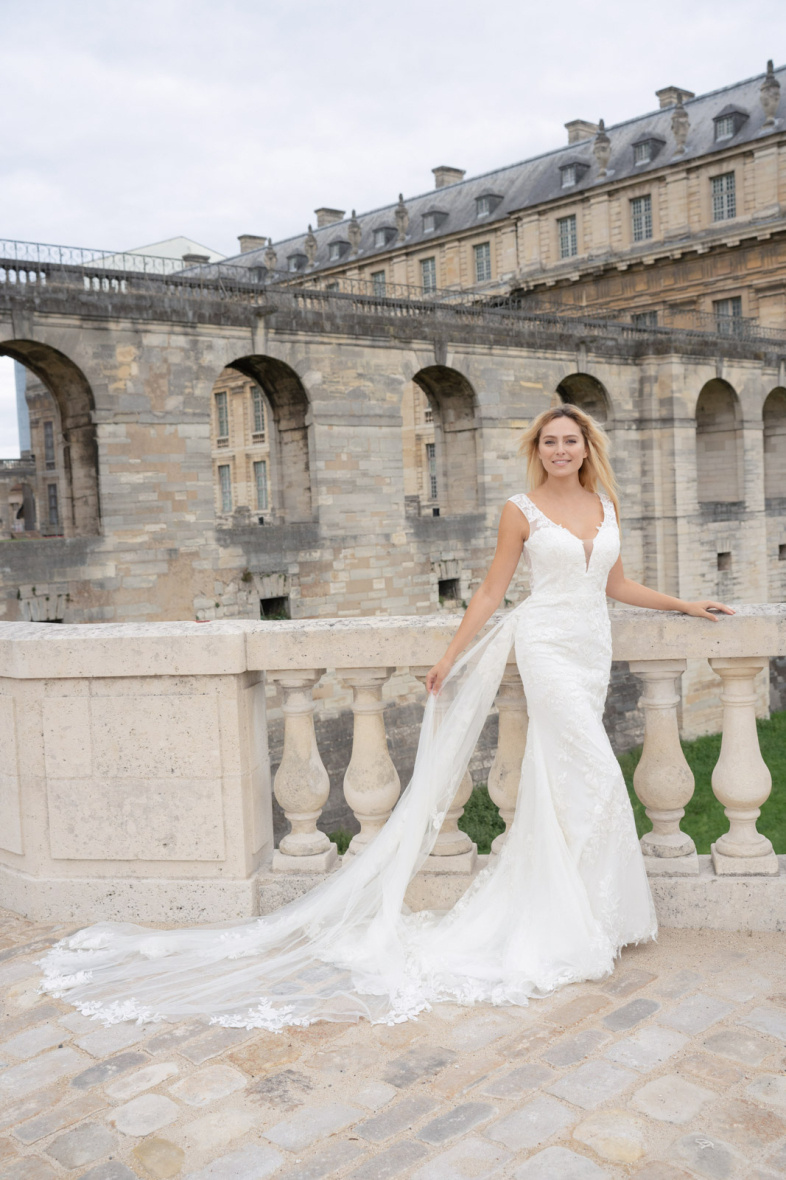 Grossiste Promarried - Robe de mariée coupe empire DL005 IVOIRE