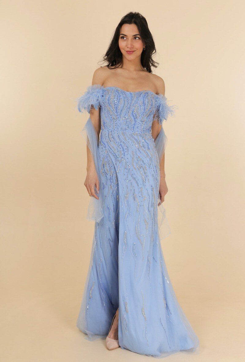 Mayorista Promarried - Vestidos de noche azules