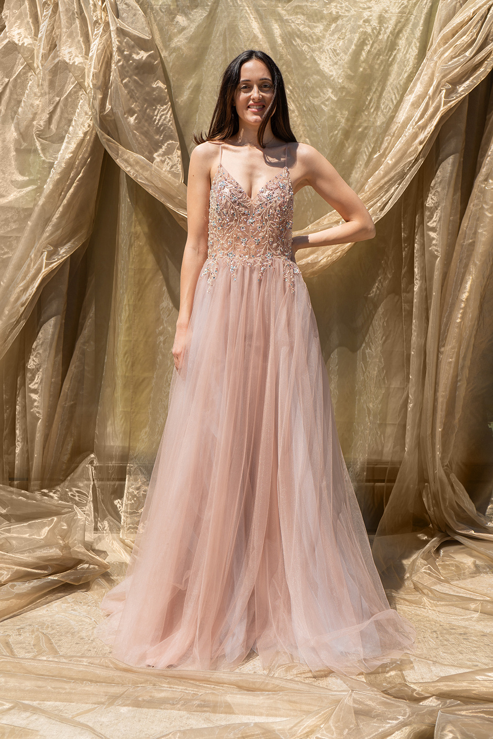 Grossiste Promarried - Robe de cocktail Cappuccino