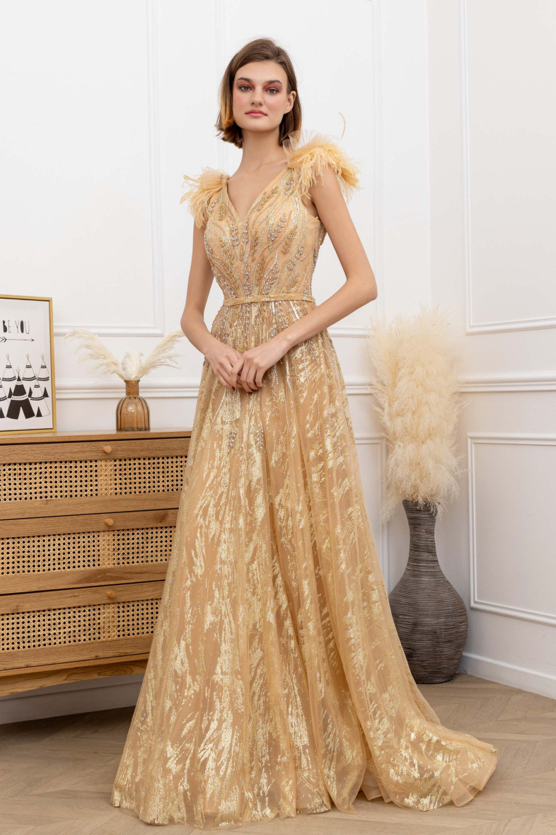 Grossiste Promarried - Robe de cocktail CHAMPAGNE