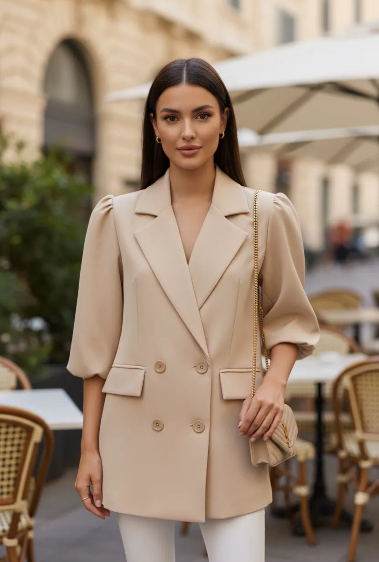 Grossista PROMISE - Blazer a bottiglia incrociata