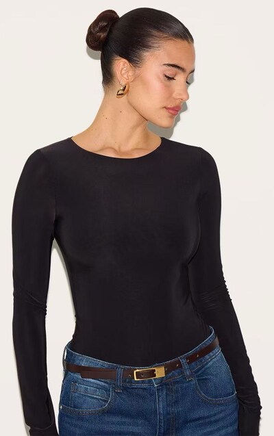 Grossiste PROMISE - Body col rond tissu très stretch Grossiste PROMISE - Body col rond tissu très stretch