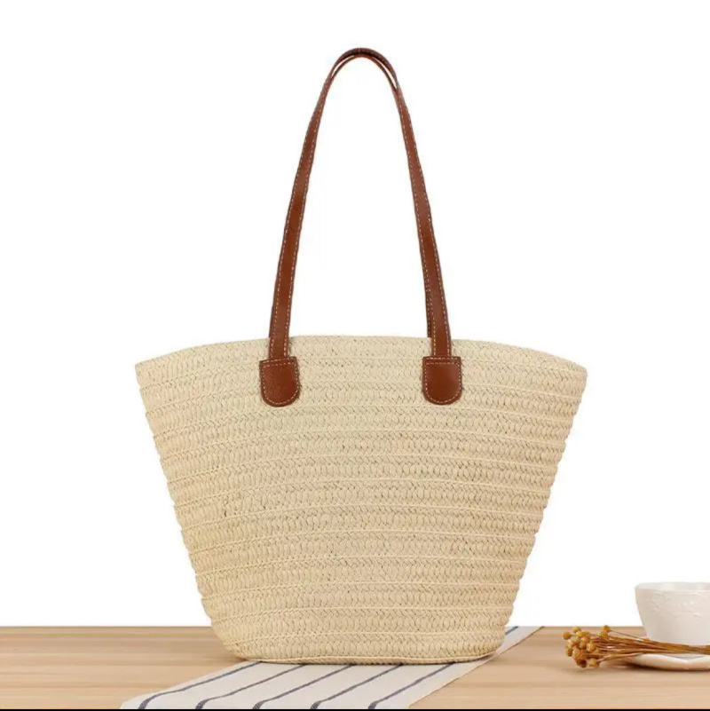 Wholesaler PROMISE - Shoulder tote bag woven beach bag