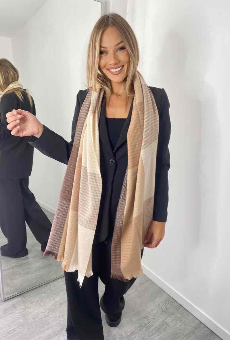 Wholesaler PROMISE - Soft plaid scarf