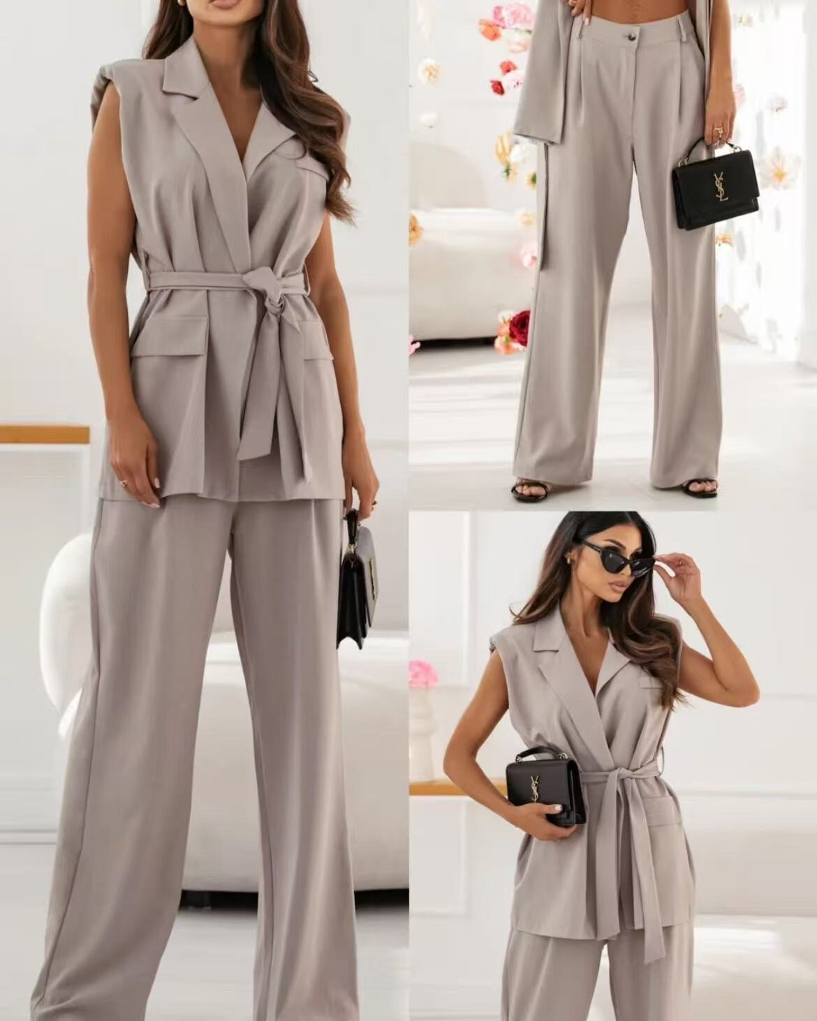 Grossiste PROMISE - Ensemble veste sans manches et pantalon