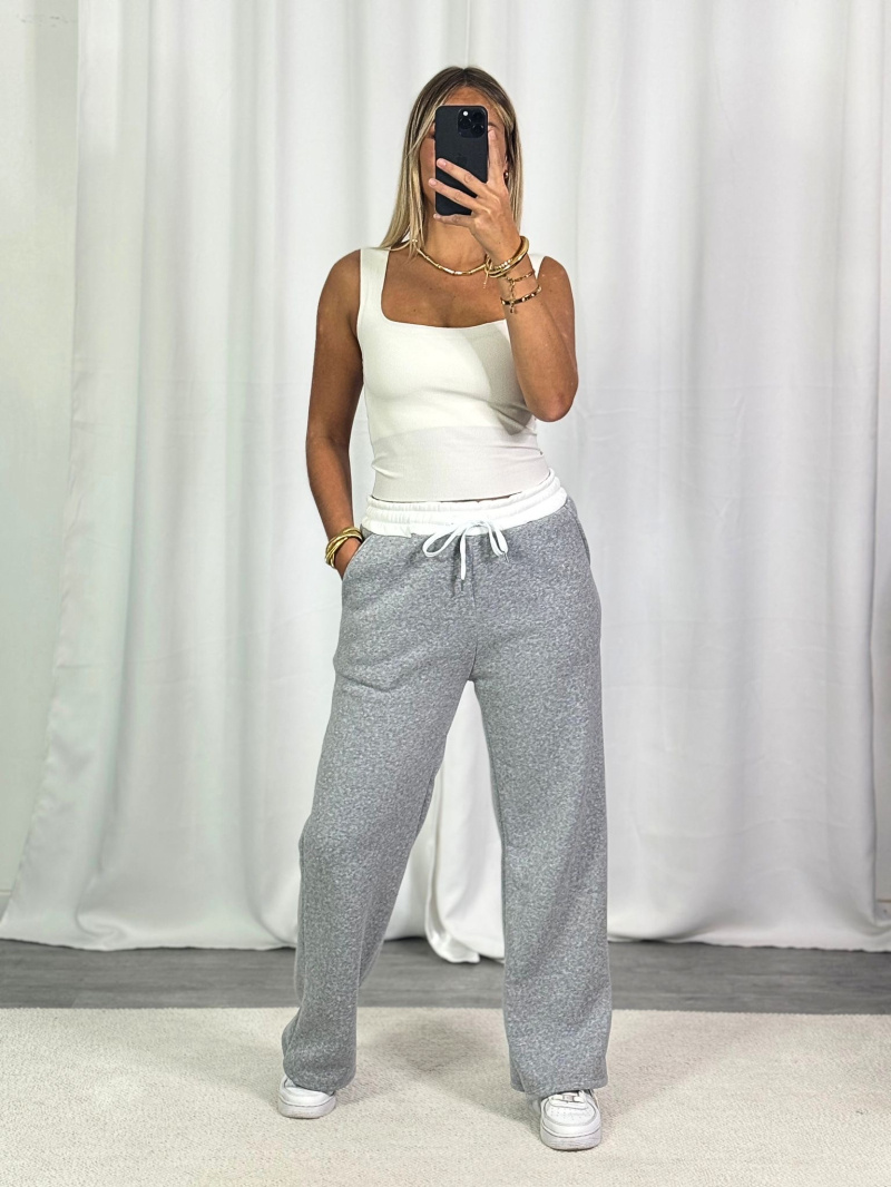 Grossiste PROMISE - Jogging molletonné coupe droite