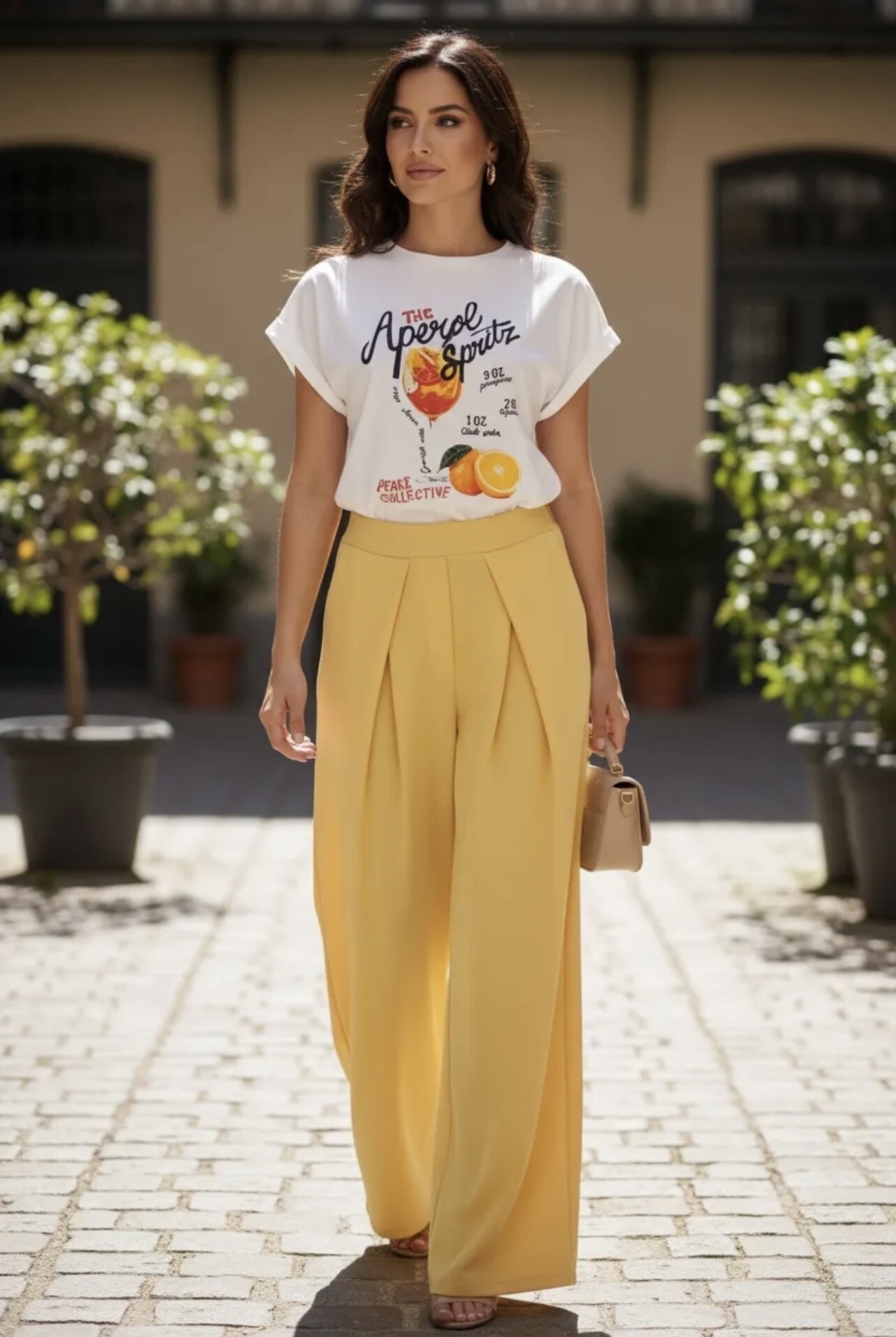 Grossista PROMISE - Pantaloni con pieghe