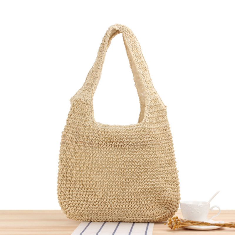 Grossiste PROMISE - Sac porté épaule sac plage tressé