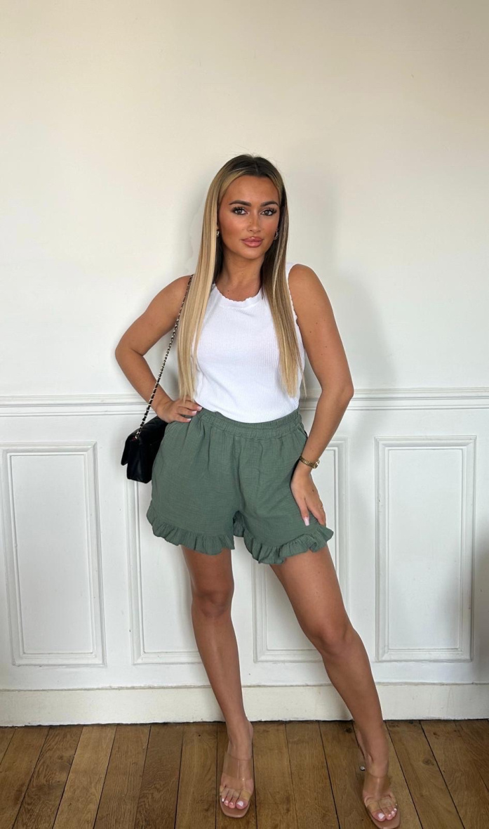 Wholesaler PROMISE - Cotton gauze shorts