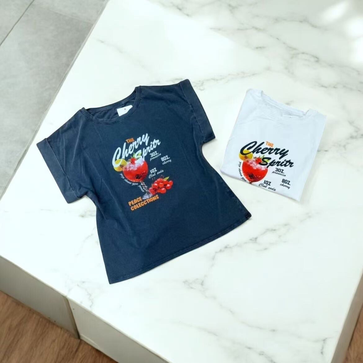 Grossista PROMISE - T -Shirt di qualità corta di qualità premium