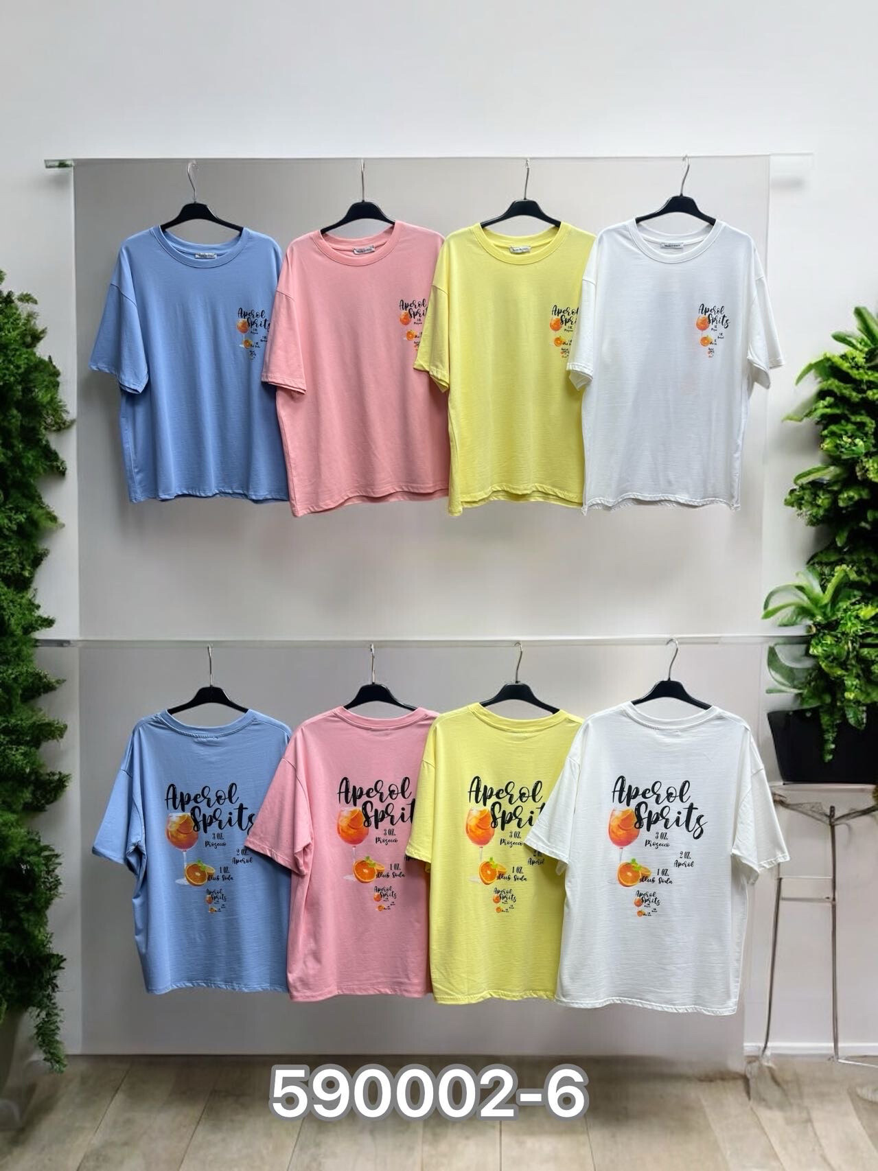 Grossista PROMISE - Maglietta stampata davanti e sul retro