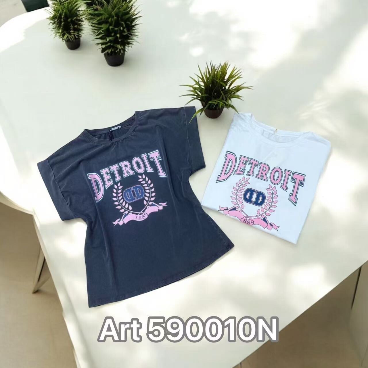 Grossista PROMISE - T -Shirt di qualità corta di qualità premium