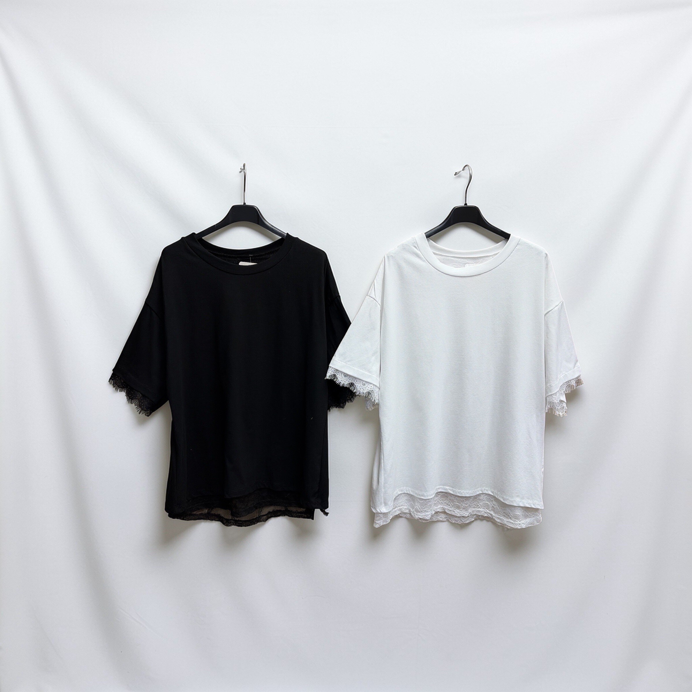 Grossista PROMISE - T-shirt con fodera in pizzo