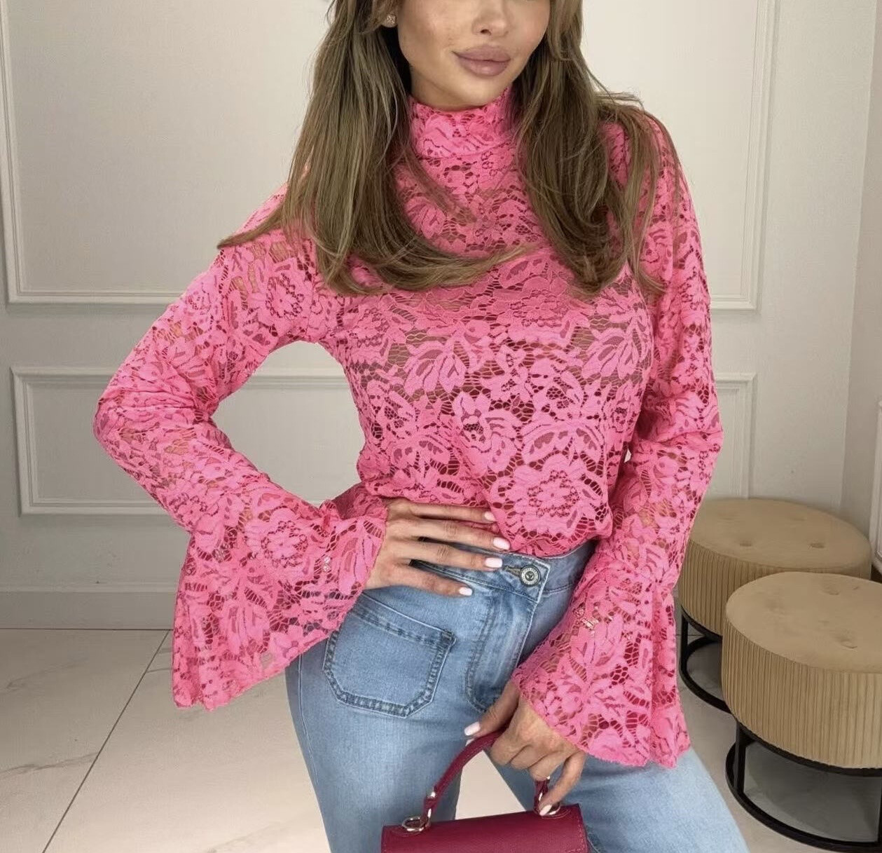 Grossista PROMISE - Top in pizzo