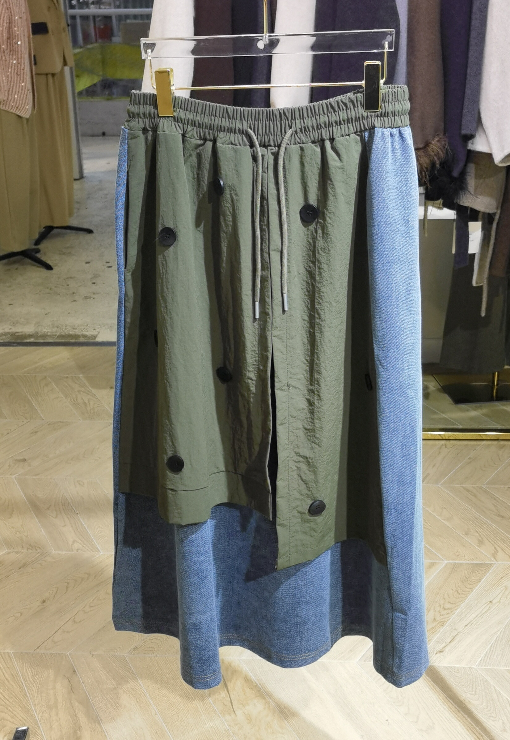 Großhändler PURPLE QUEEN - plissierter Jeansrock