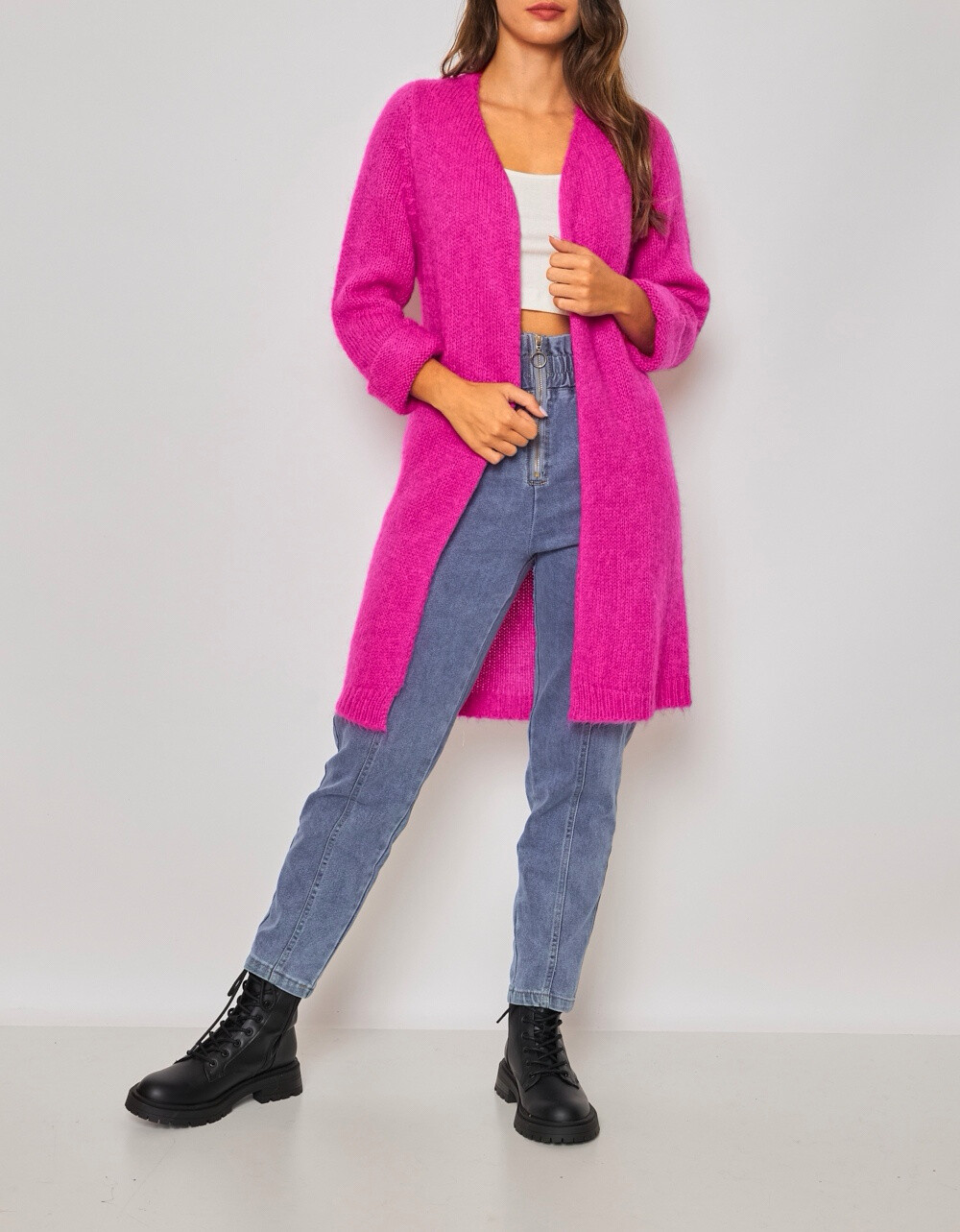Wholesaler PURPLE QUEEN - mid-length sweater vest