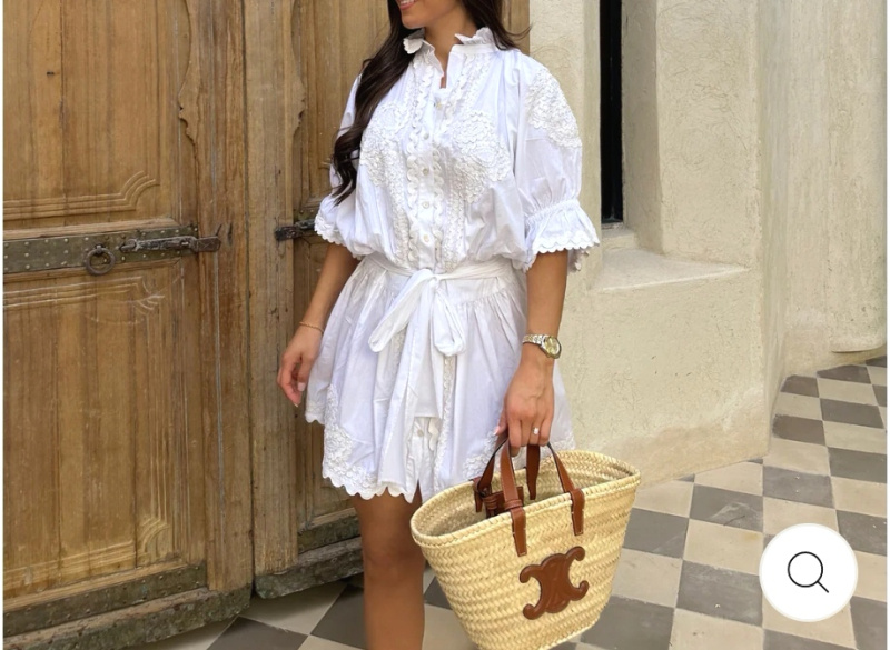 Grossiste PURPLE QUEEN - robe broderie a la main