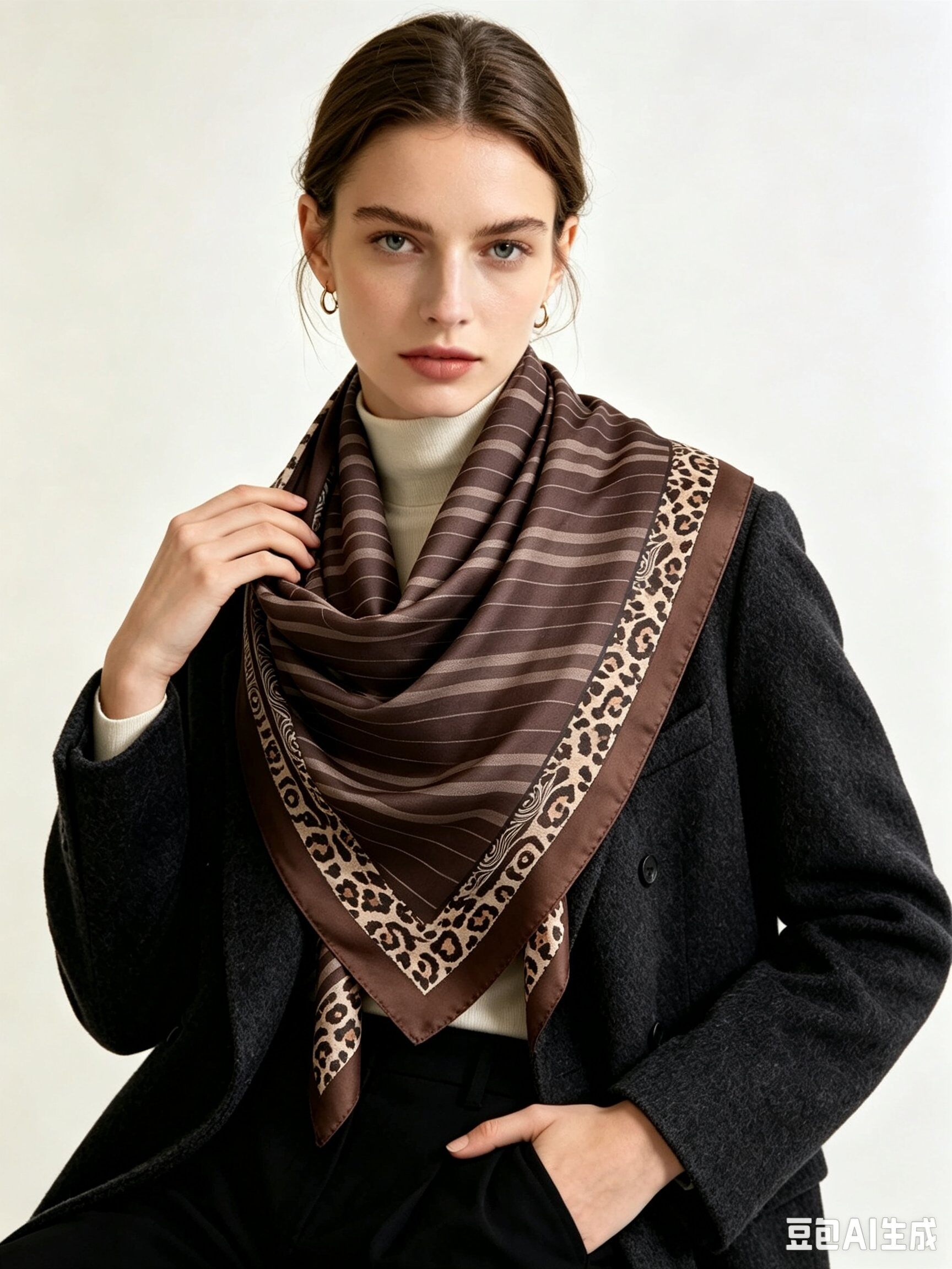 Großhändler Ql - DESIGNER-SCHALS GRÖSSE 90CMX90CM