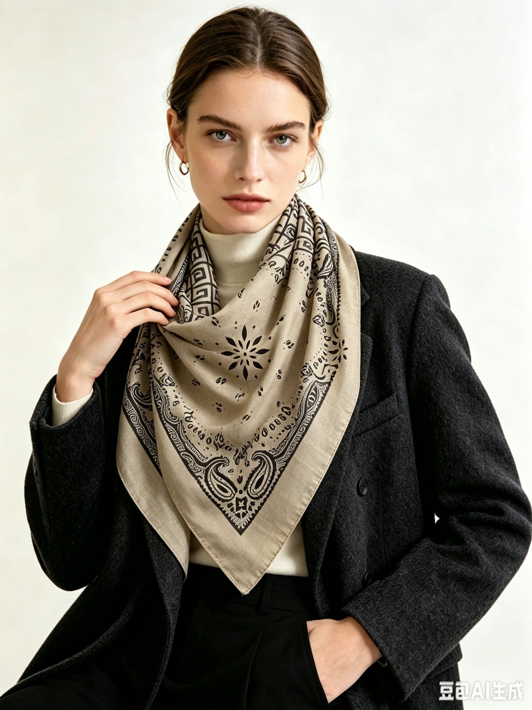 Grossiste Ql - ECHARPES DESIGNE TAILLE 90CMX90CM