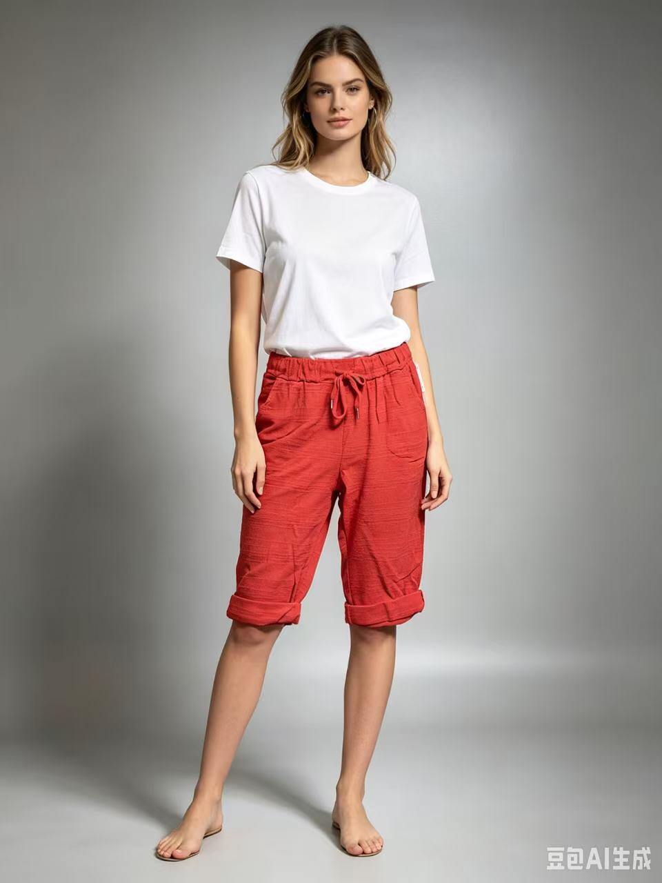 Grossista Ql - pantaloni capri designer taglia 38-42