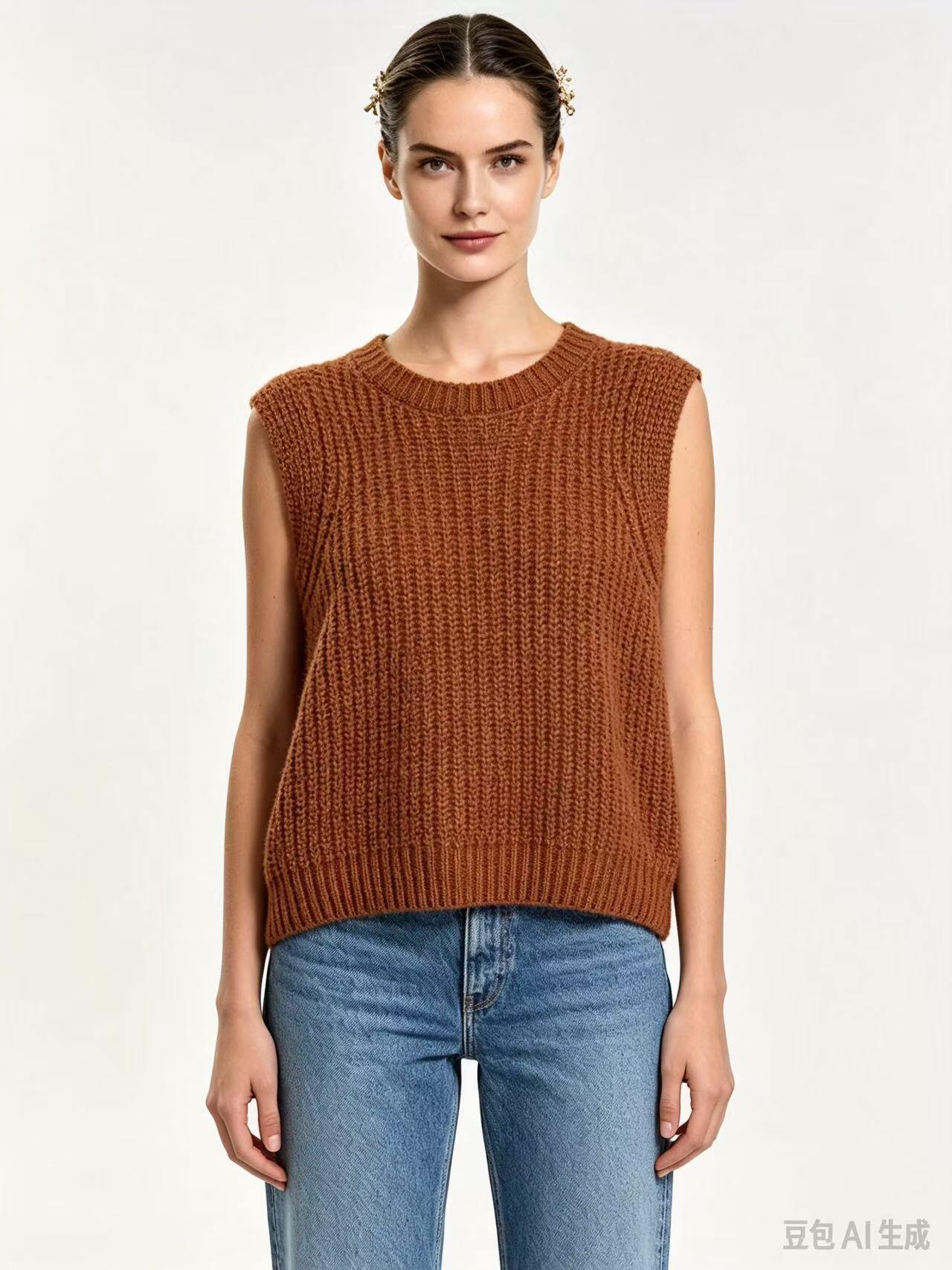 Großhändler Ql - ÄRMELLOSE PULLOVER DESIGN GRÖSSE 38-42
