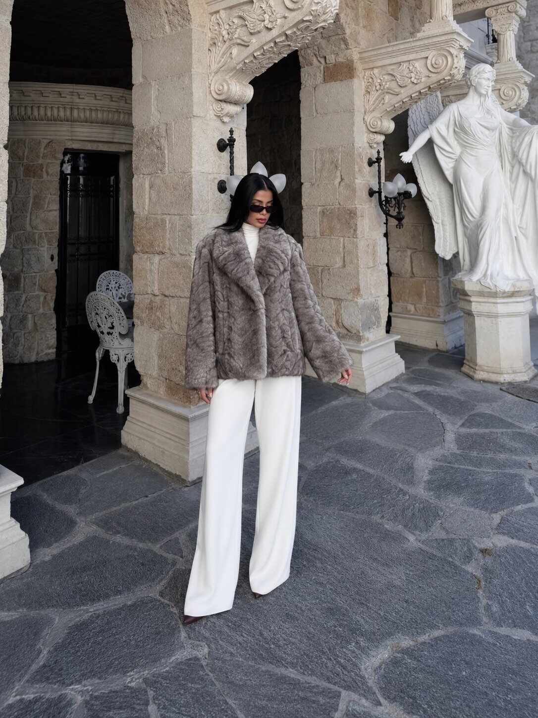Wholesaler QUEEN DRAMA - Faux fur jacket