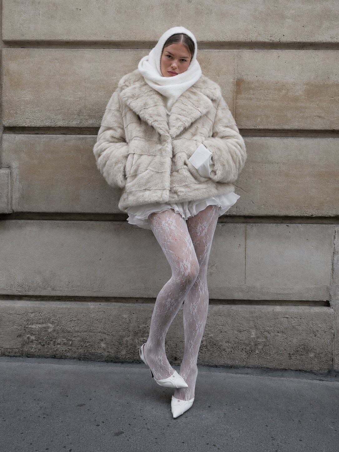 Wholesaler QUEEN DRAMA - Faux fur effect polyester jacket
