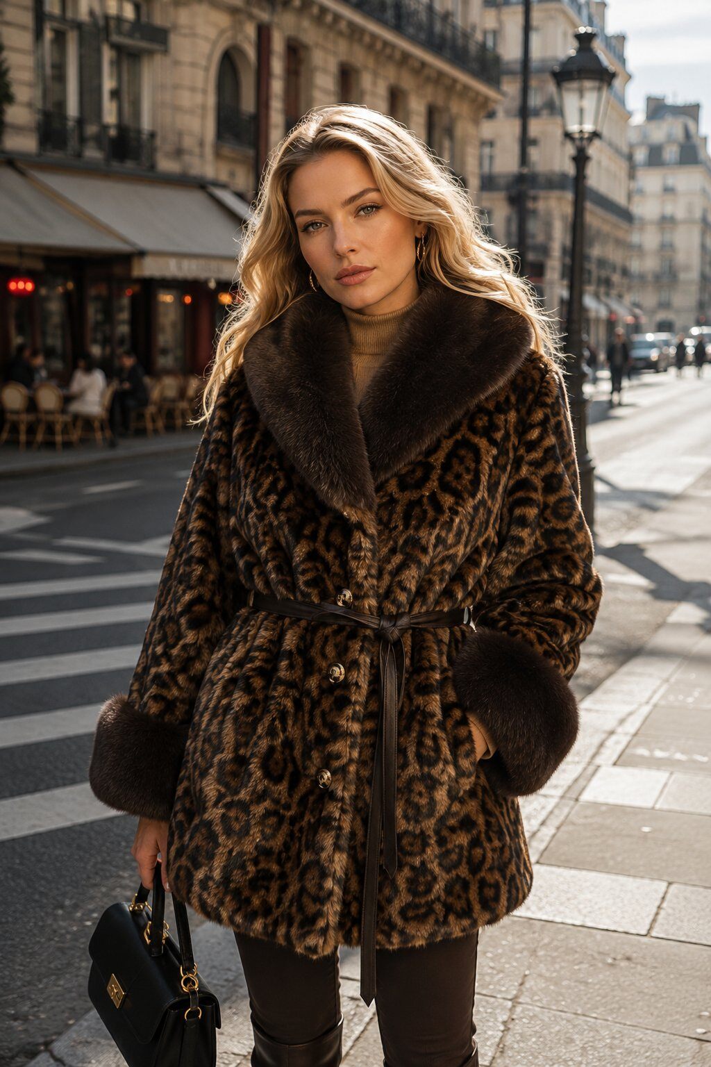 Wholesaler QUEEN DRAMA - Leopard Luxe Fur