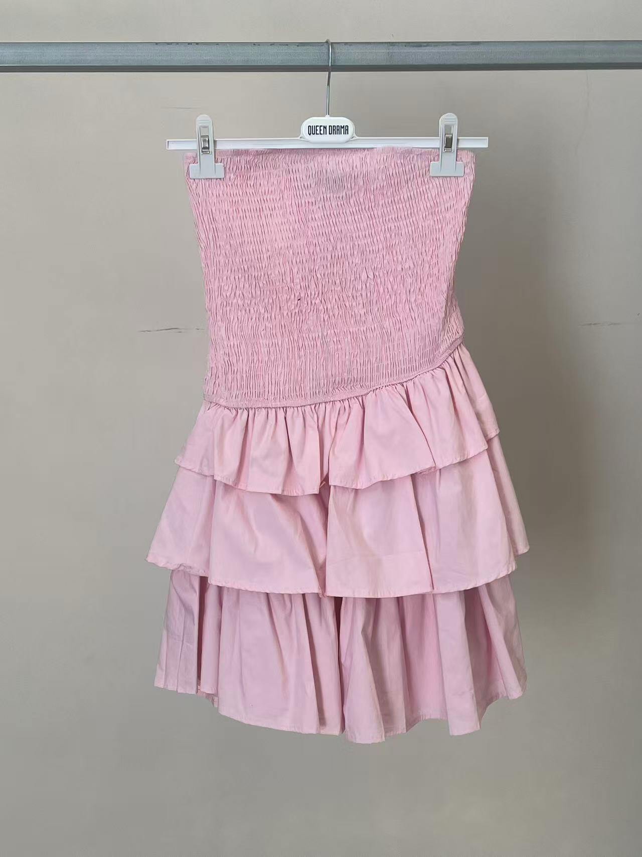 Wholesaler QUEEN DRAMA - LIGHTWEIGHT AND BREATHABLE SHORT DRESS