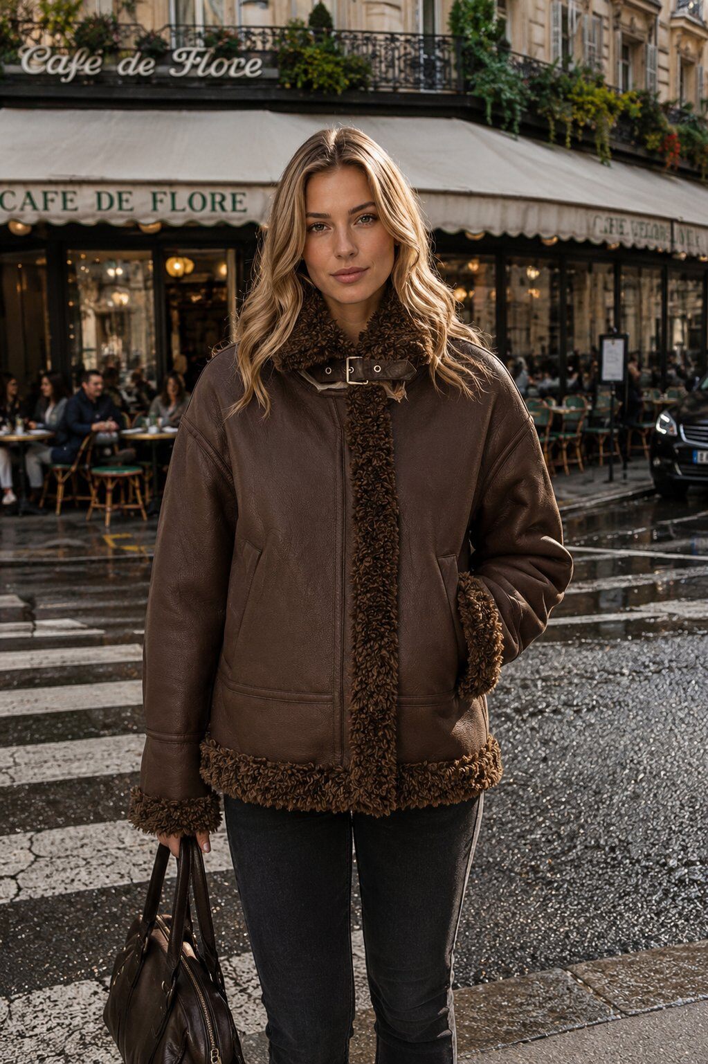 Wholesaler QUEEN DRAMA - ASPEN JACKET WITH ADJUSTABLE STRAP AT THE NECK