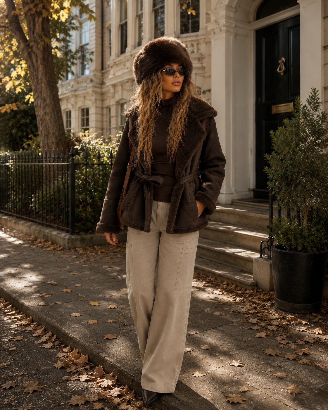 Wholesaler QUEEN DRAMA - Eco Shearling Jacket with Belt
