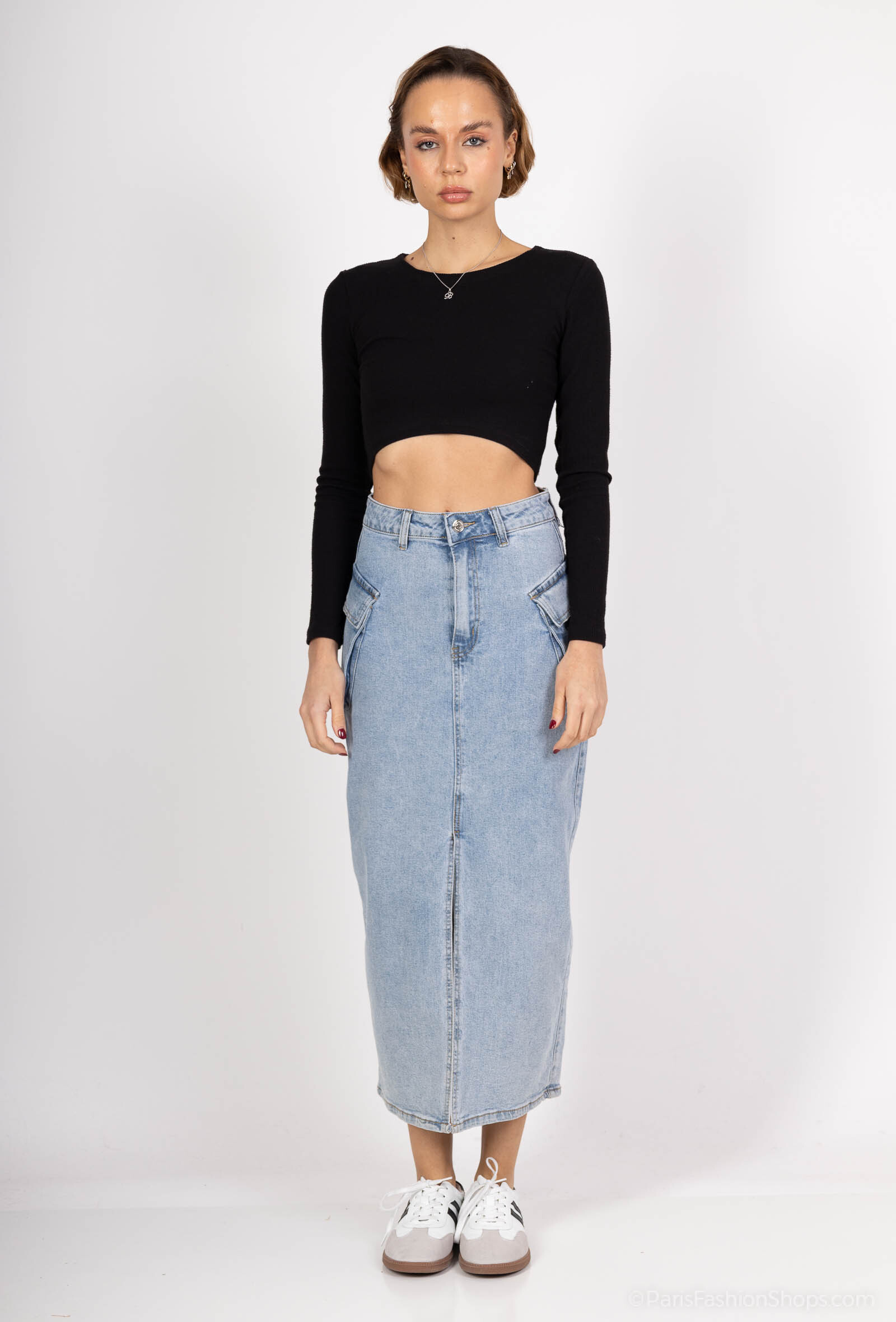 Grossiste Queen Hearts - JUPE MI-LONGUE CARGO