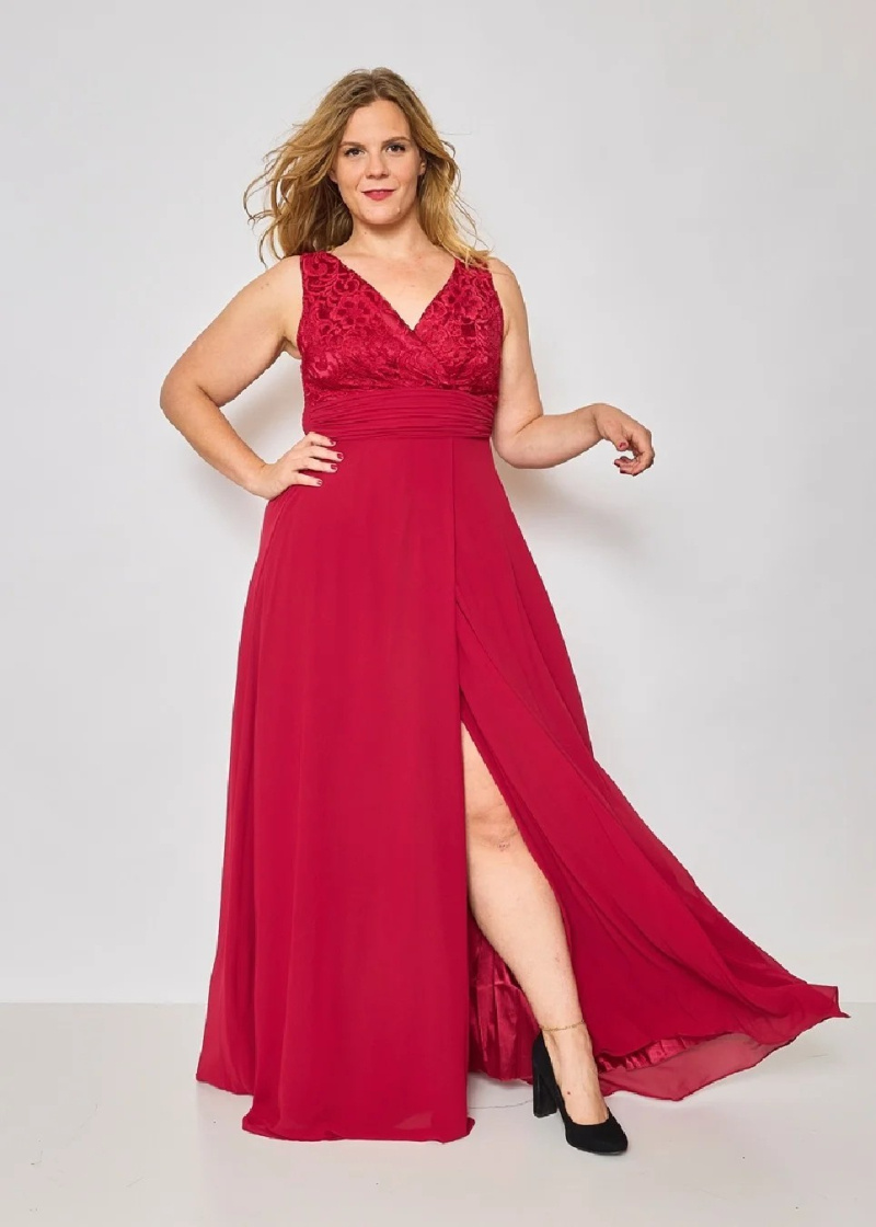 Wholesaler Queen Size - QueenSize lace strapless dress