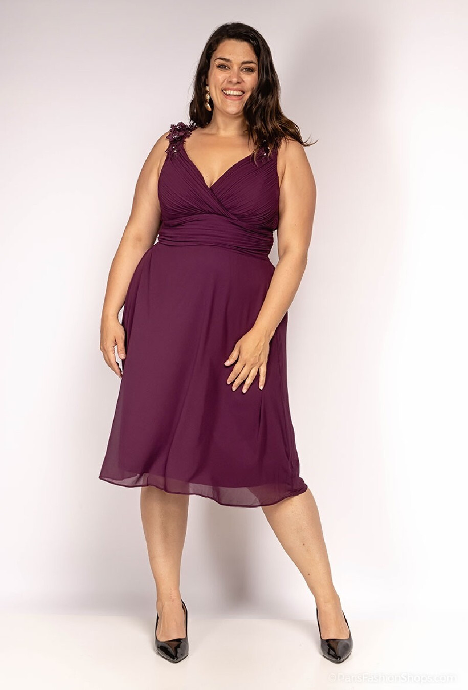 Wholesaler Queen Size - Large elegant dress